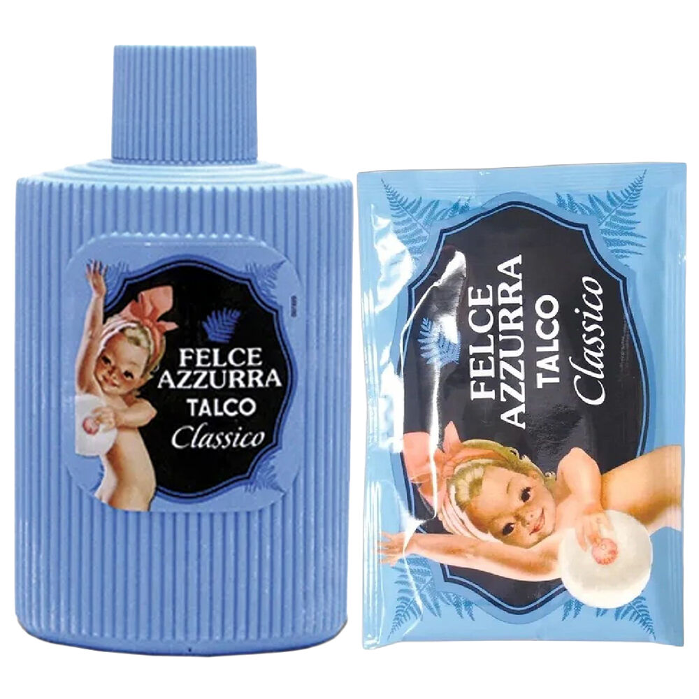 Felce Azzurra Classico Talcum Powder 150g and 100g Refill Value Pack