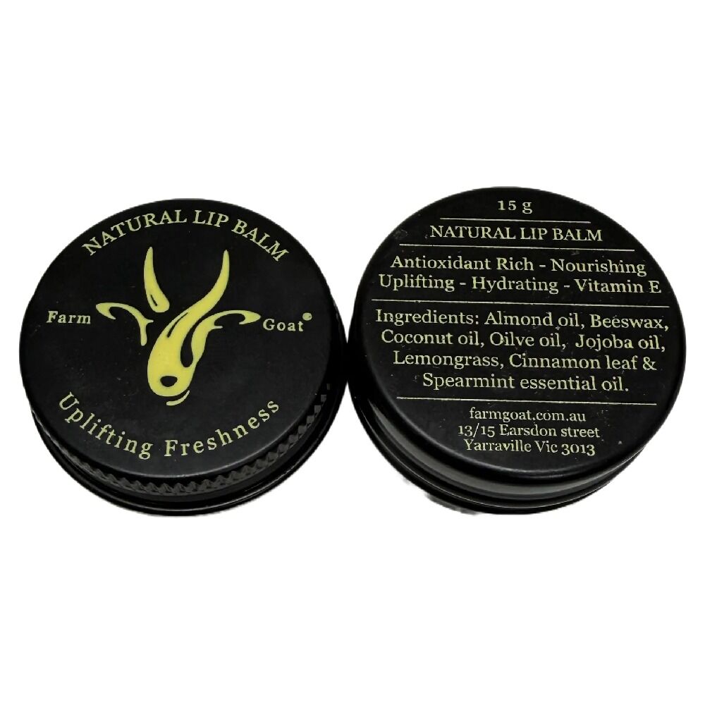 Farm Goat Natural Lip Balm 15g Hydrating Vitamin E Nourishing Balm