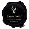 Farm Goat Red French Clay Shave Soap Goat Milk Shave Bar 95g