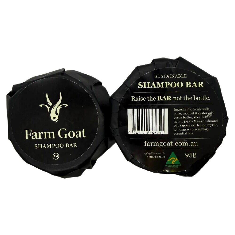 Farm Goat Shampoo Bar Goat Milk Natural Hair Cleanser 95g
