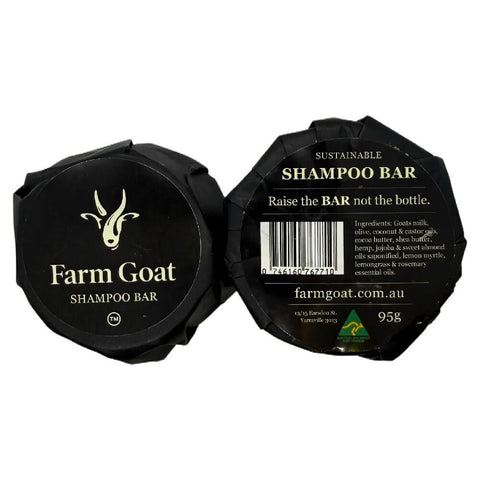 Farm Goat Shampoo Bar Goat Milk Natural Hair Cleanser 95g