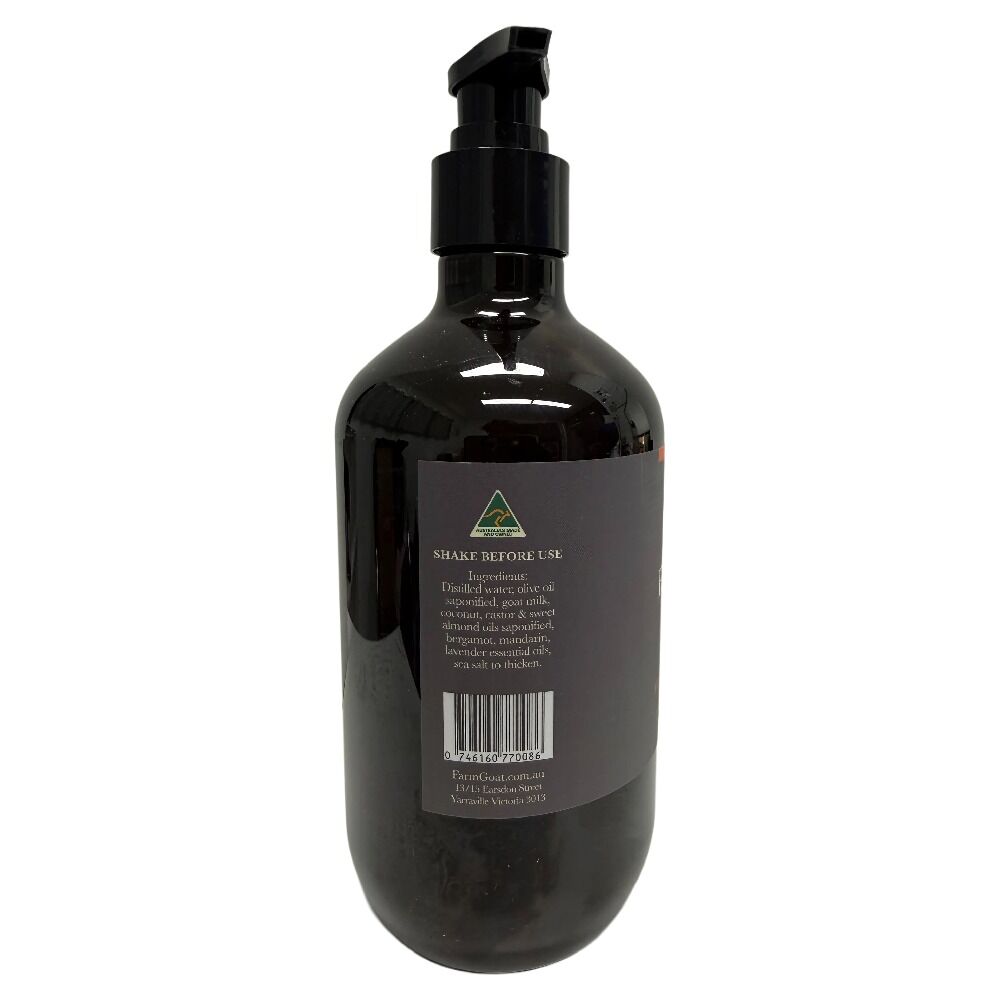 Farm Goat Body Hand Wash Floral Botanicals 500ml Goat Milk Cleanser