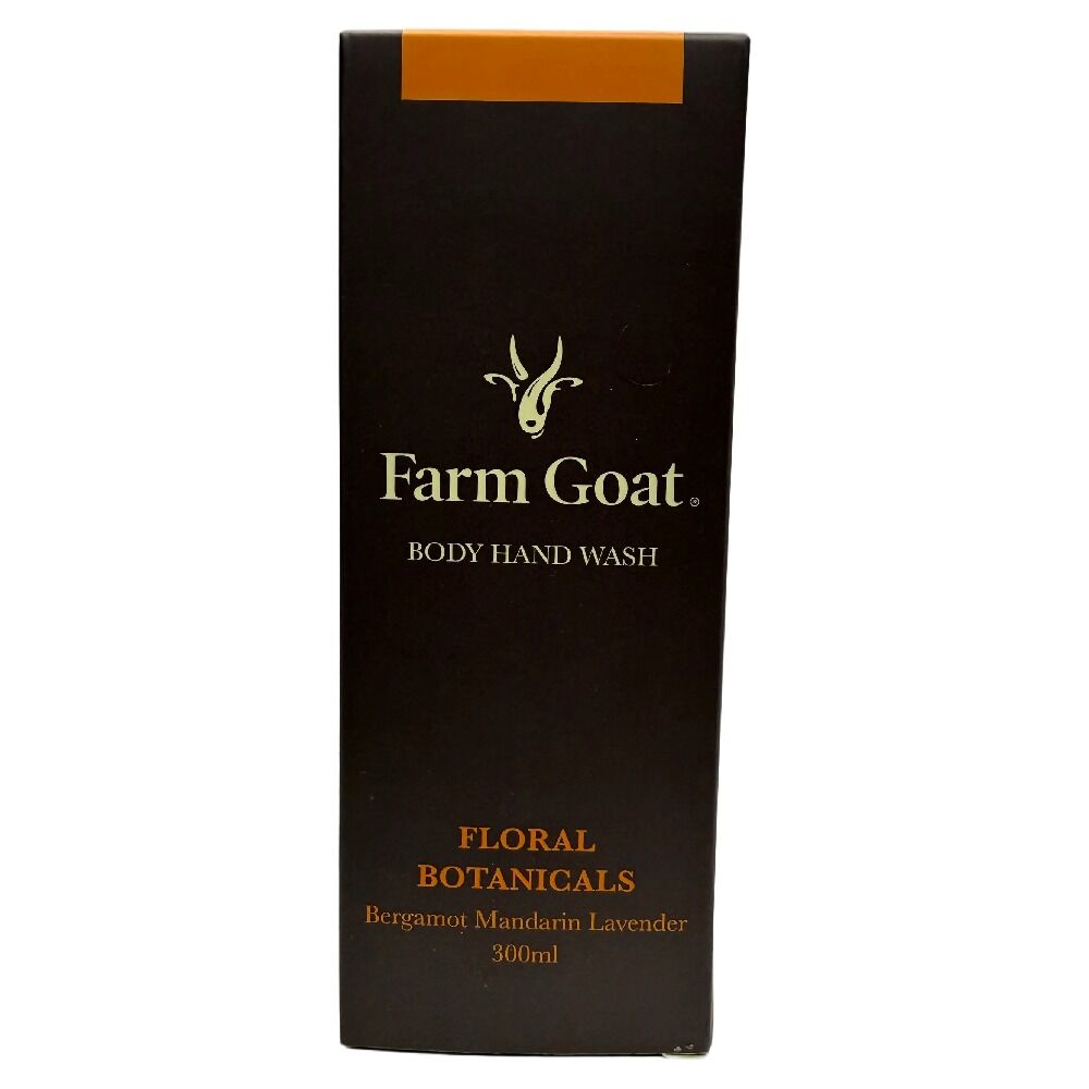 Farm Goat Body Hand Wash Floral Botanicals Goat Milk 300ml Natural Cleanser