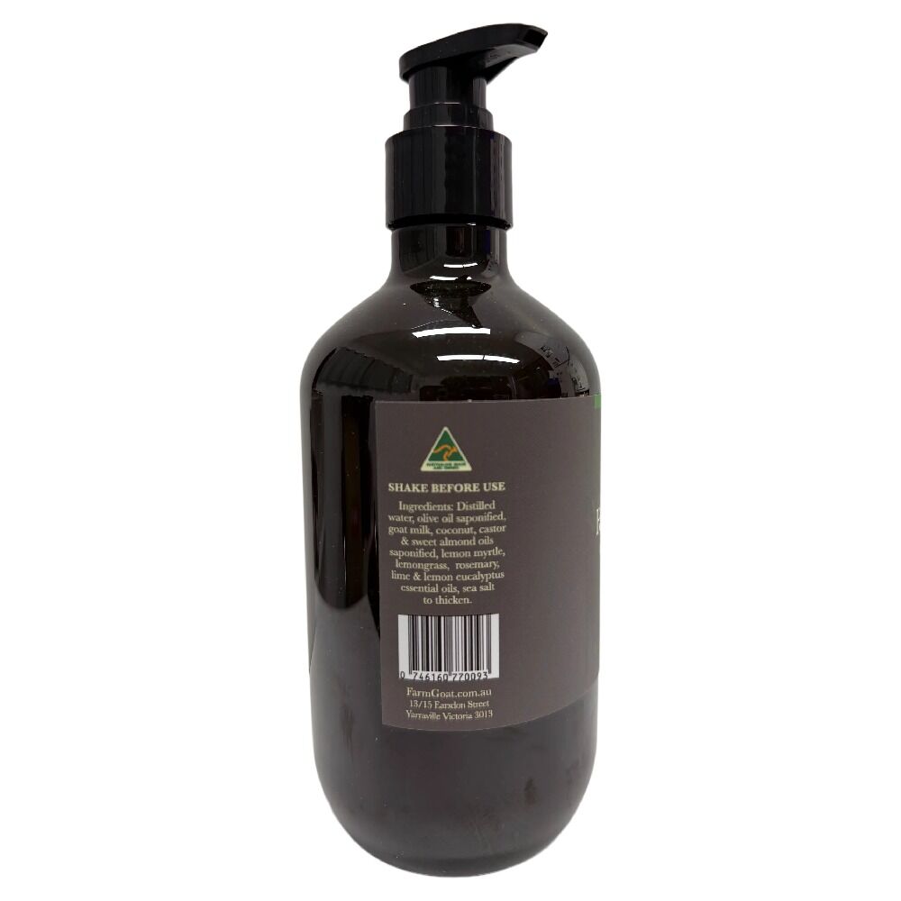 Farm Goat Body Hand Wash Native Citrus 500ml Goat Milk Natural Wash