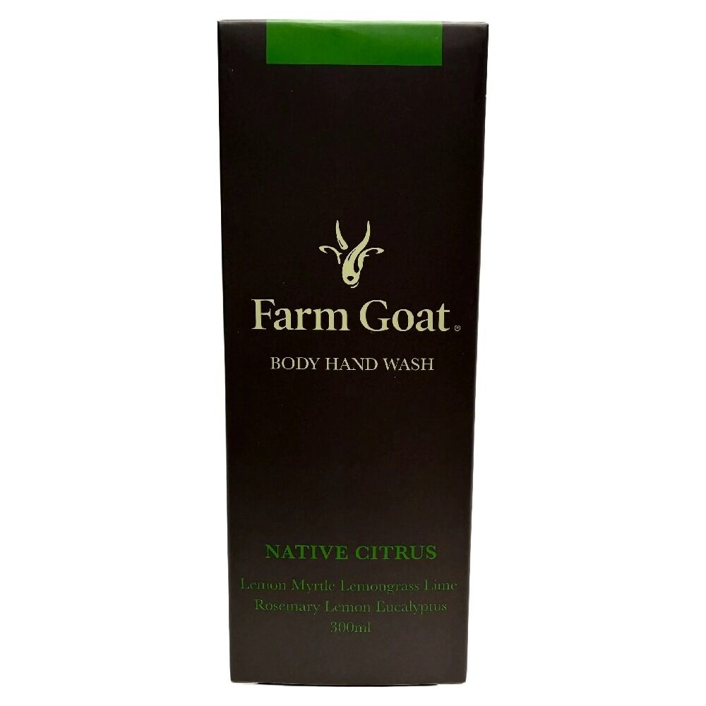 Farm Goat Body Hand Wash Native Citrus Goat Milk 300ml Natural Cleanser