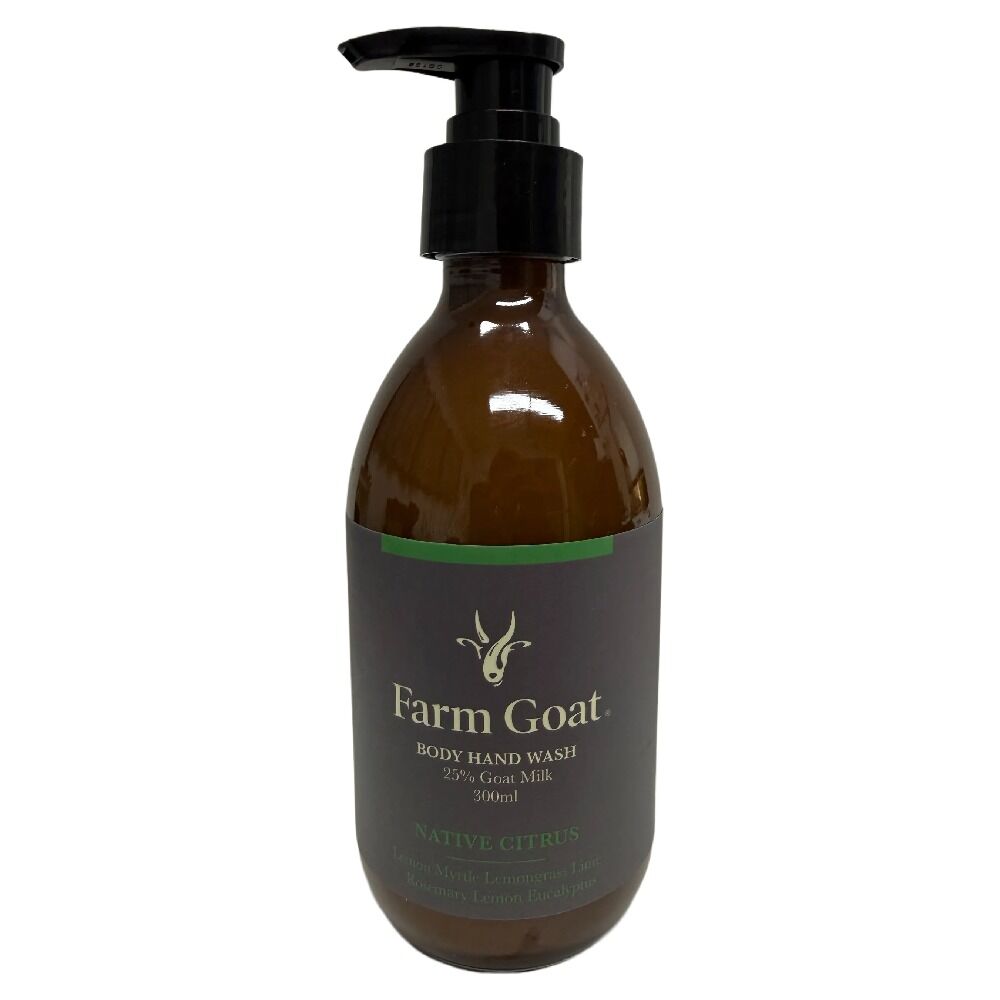 Farm Goat Body Hand Wash Native Citrus Goat Milk 300ml Natural Cleanser
