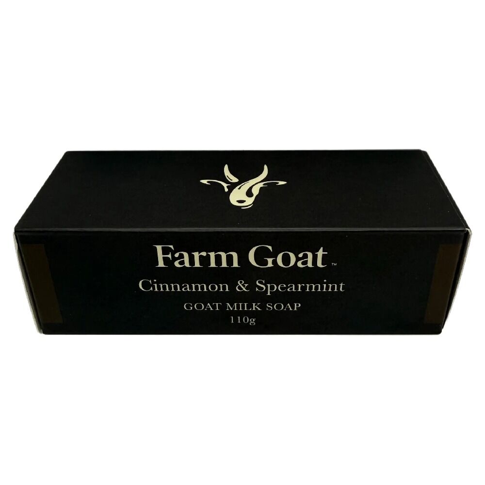 Farm Goat Cinnamon & Spearmint Goat Milk Soap 25% Natural Soap 110g