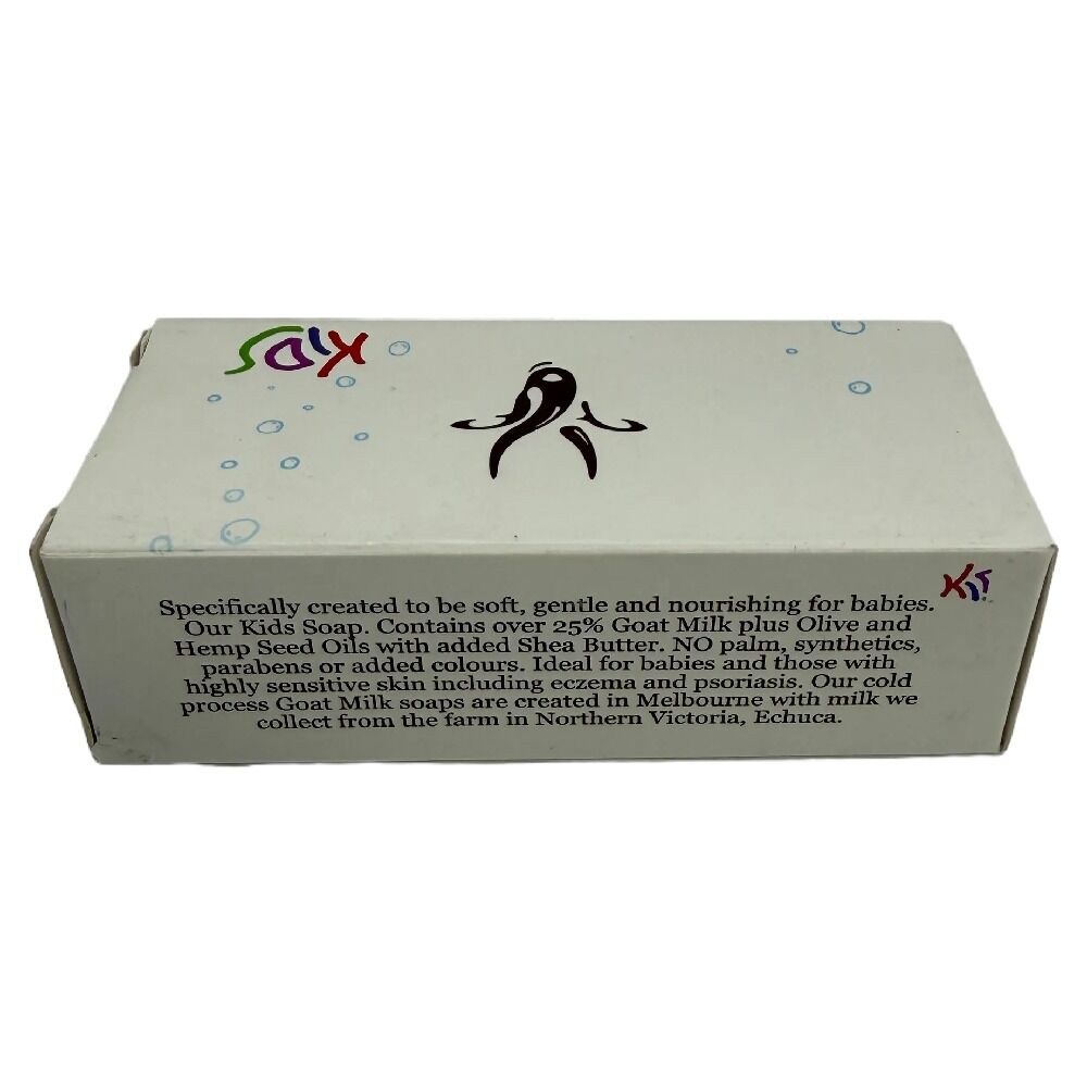 Farm Goat Kids Goat Milk Soap Shea Butter Hemp Seed Gentle Baby Soap 110g