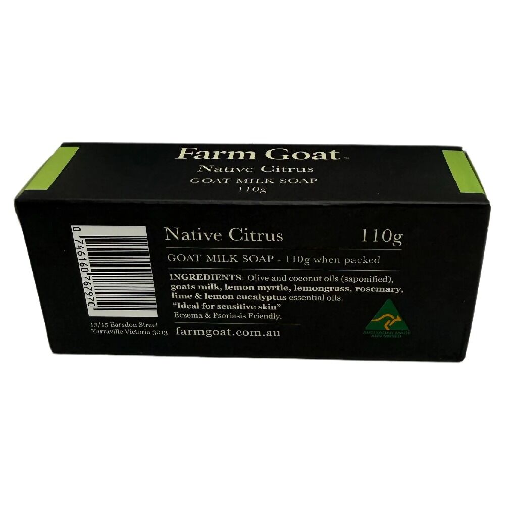 Farm Goat Native Citrus Goat Milk Soap Natural Skincare 110g