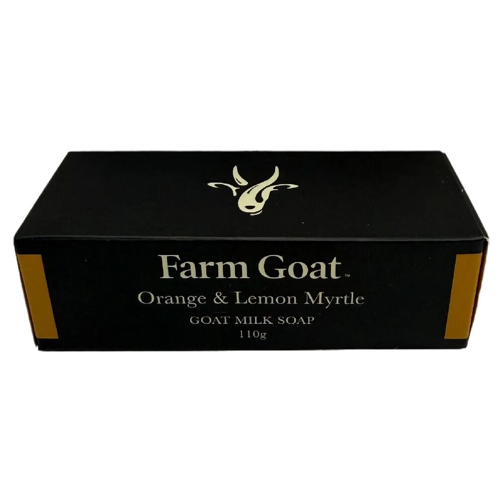 Farm Goat Orange & Lemon Myrtle Goat Milk Soap 25% Natural 110g