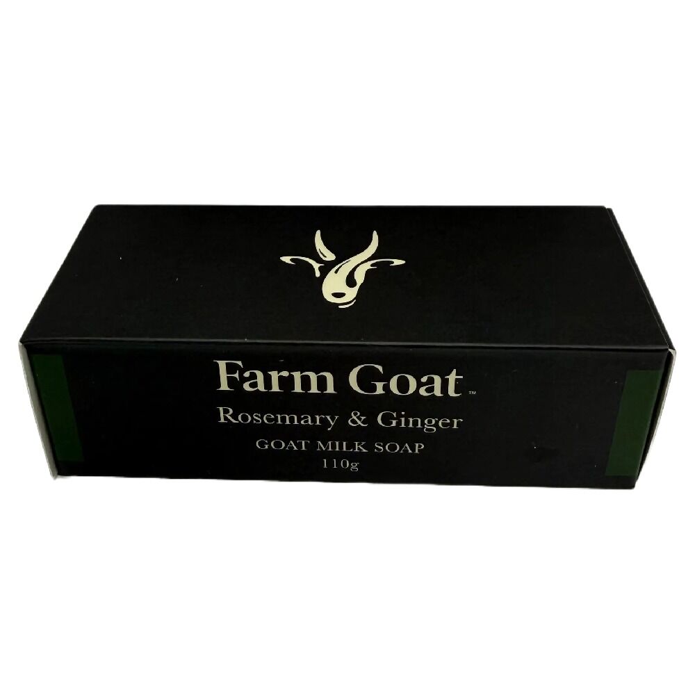 Farm Goat Rosemary & Ginger Goat Milk Soap 25% Natural Soap 110g