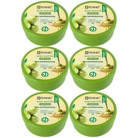 Fennel Olive Oil Body Butter 200g Vegan Moisturising Skin Cream Bundle Of 6