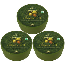 Fennel Argan Oil Body Butter 200g Vegan Moisturising Hydrating Cream Bundle Of 3