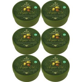 Fennel Argan Oil Body Butter 200g Vegan Moisturising Hydrating Cream Bundle Of 6