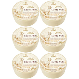 Fennel Goats Milk Body Butter 200g Moisturising Hydrating Skin Cream Bundle Of 6