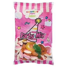 Chunky Funkee Jelleez Party Mix 1kg Bulk Bag Assorted Lollies Sweets Candy Treats