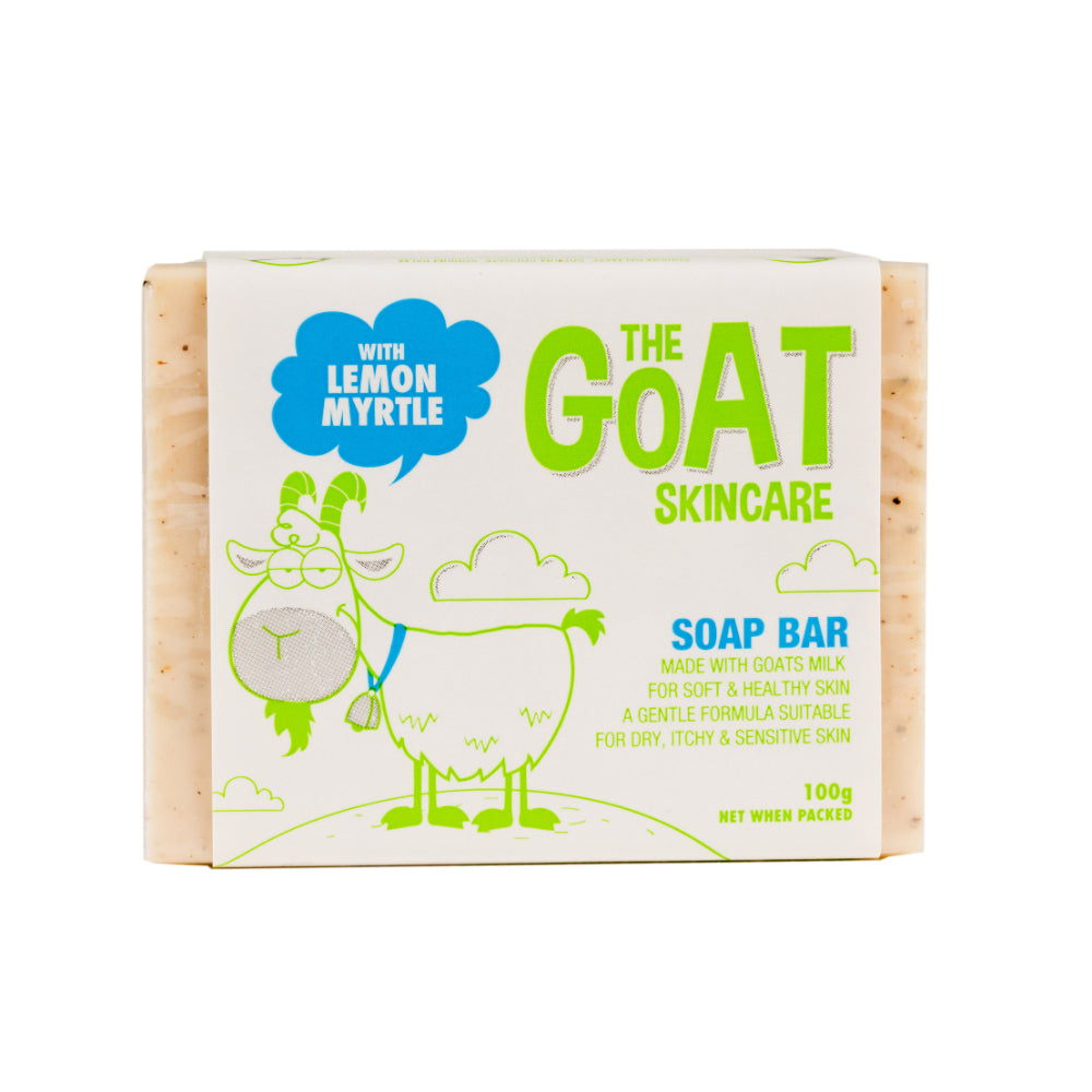 Goat Skincare Soap Bar With Lemon Myrtle 100g