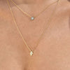 Culturesse Alara Necklace & Azra Bracelet Luck Evil Eye Gift Set (Gold)