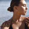 Culturesse Birdie Evil Eye Necklace & Bracelet Gift Set (Gold)