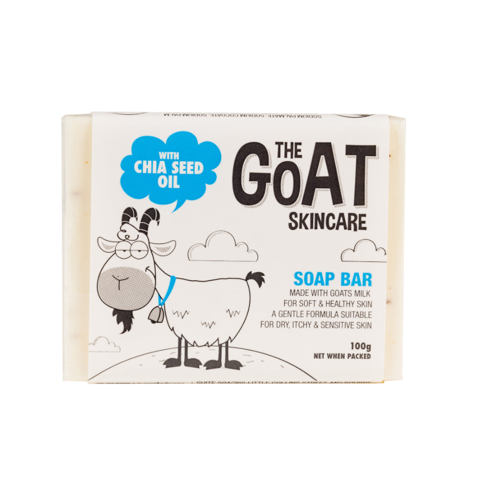 Goat Skincare Soap Bar With Chia Seed Oil 100g