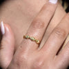 Culturesse Esmarie Earrings & Tresor Open Ring Gift Set (Gold)