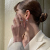 Culturesse Esmarie Earrings & Tresor Open Ring Gift Set (Gold)