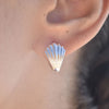 Culturesse Esmarie Earrings & Tresor Open Ring Gift Set (Silver)