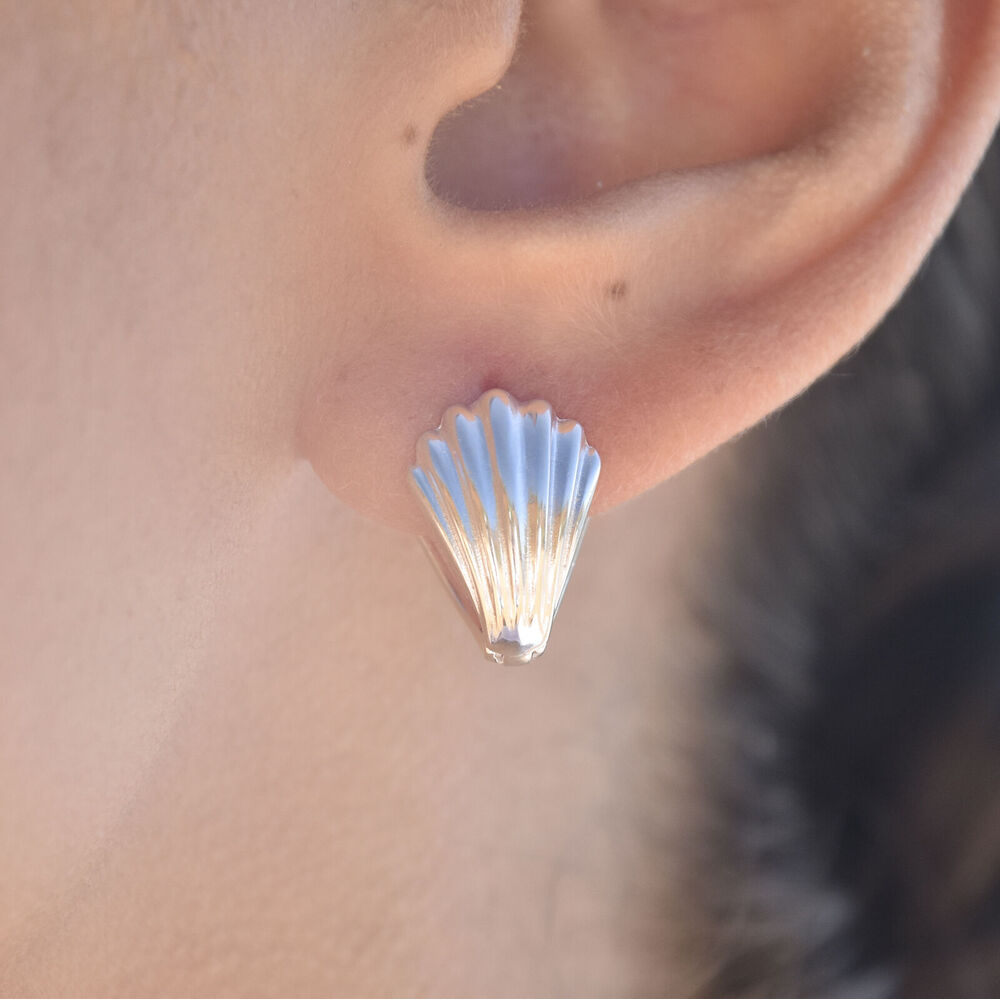 Culturesse Esmarie Earrings & Tresor Open Ring Gift Set (Silver)