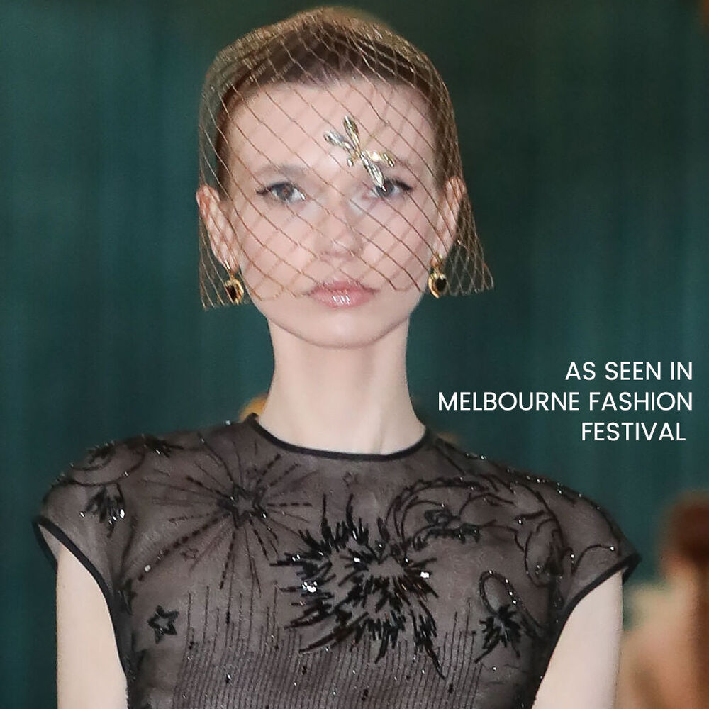 Culturesse Esmeray Earrings & Fabienne Necklace Black Onyx Gift Set