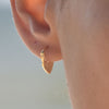 Culturesse Femi Earrings & Kindred Heart Necklace Gift Set (Gold)