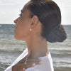 Culturesse Femi Earrings & Kindred Heart Necklace Gift Set (Silver)