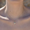 Culturesse Lavin Earrings & Lavinia Heart Necklace Gift Set (Gold)