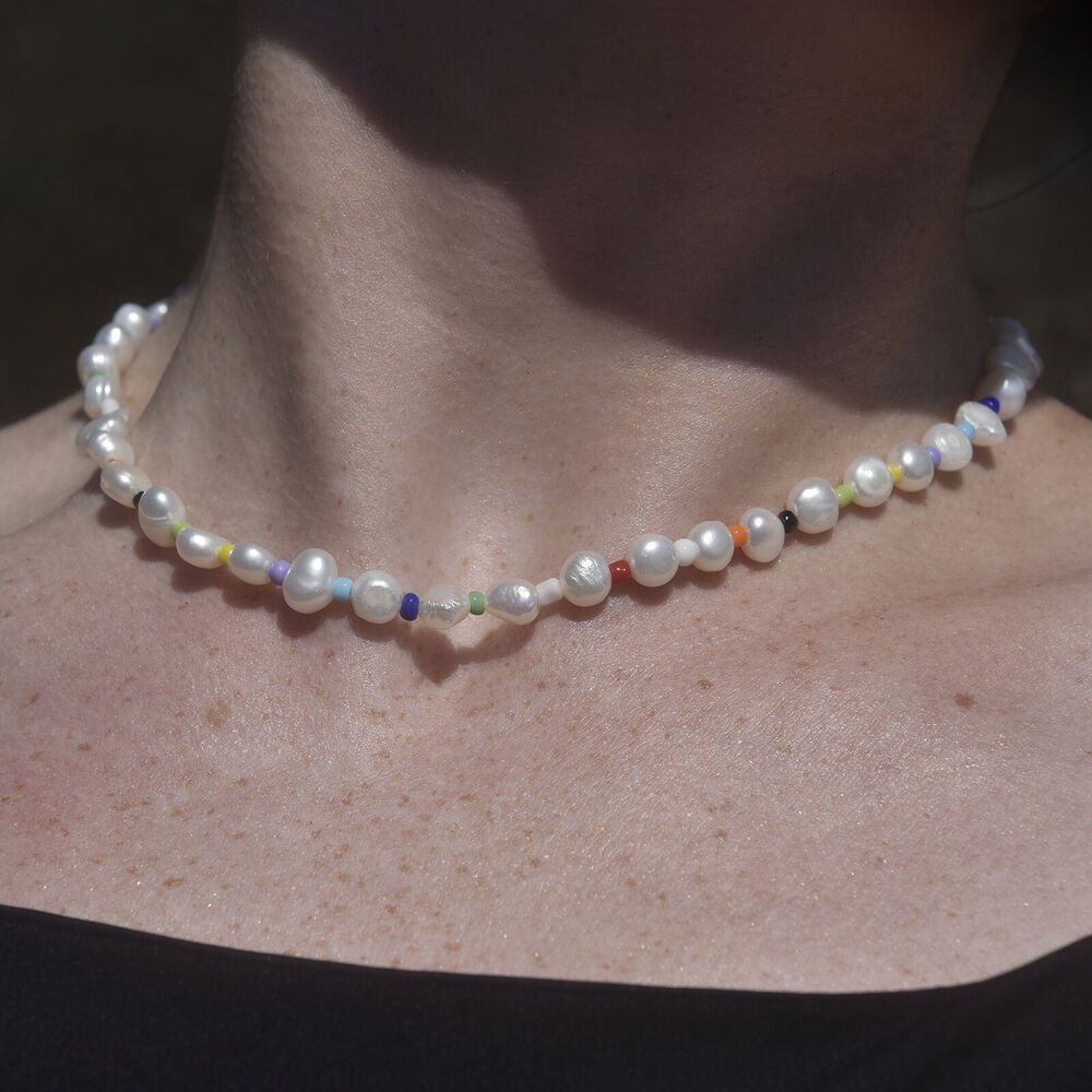 Culturesse Loxie Freshwater Pearl Necklace & Bracelet Gift Set
