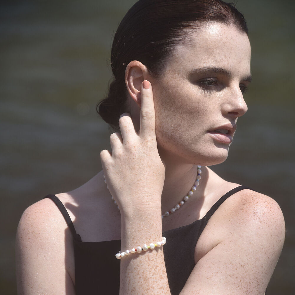 Culturesse Loxie Freshwater Pearl Necklace & Bracelet Gift Set