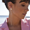 Culturesse Murphy Earrings & Louca Necklace Gift Set (Silver)