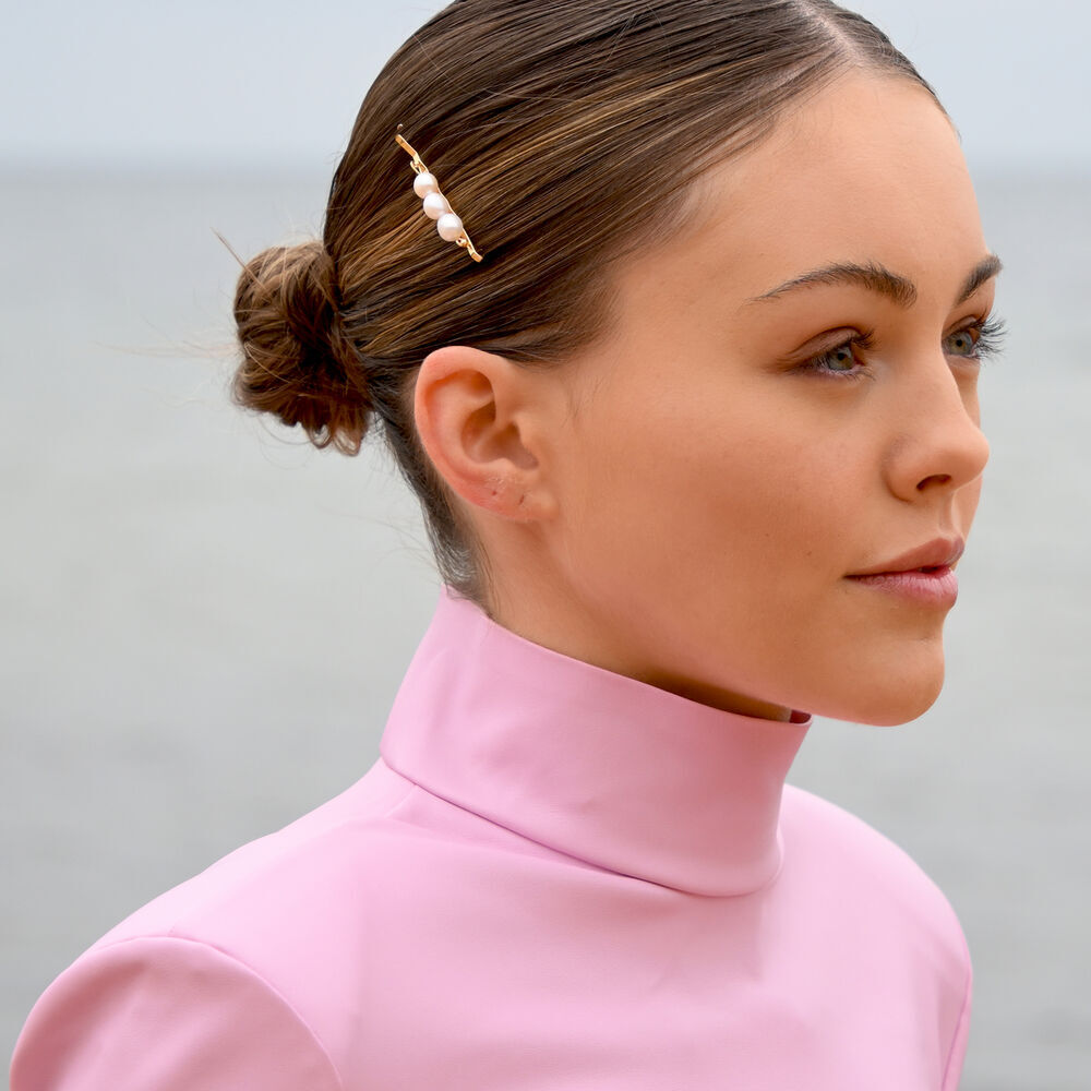 Culturesse Adva Freshwater Pearl Hair Clip