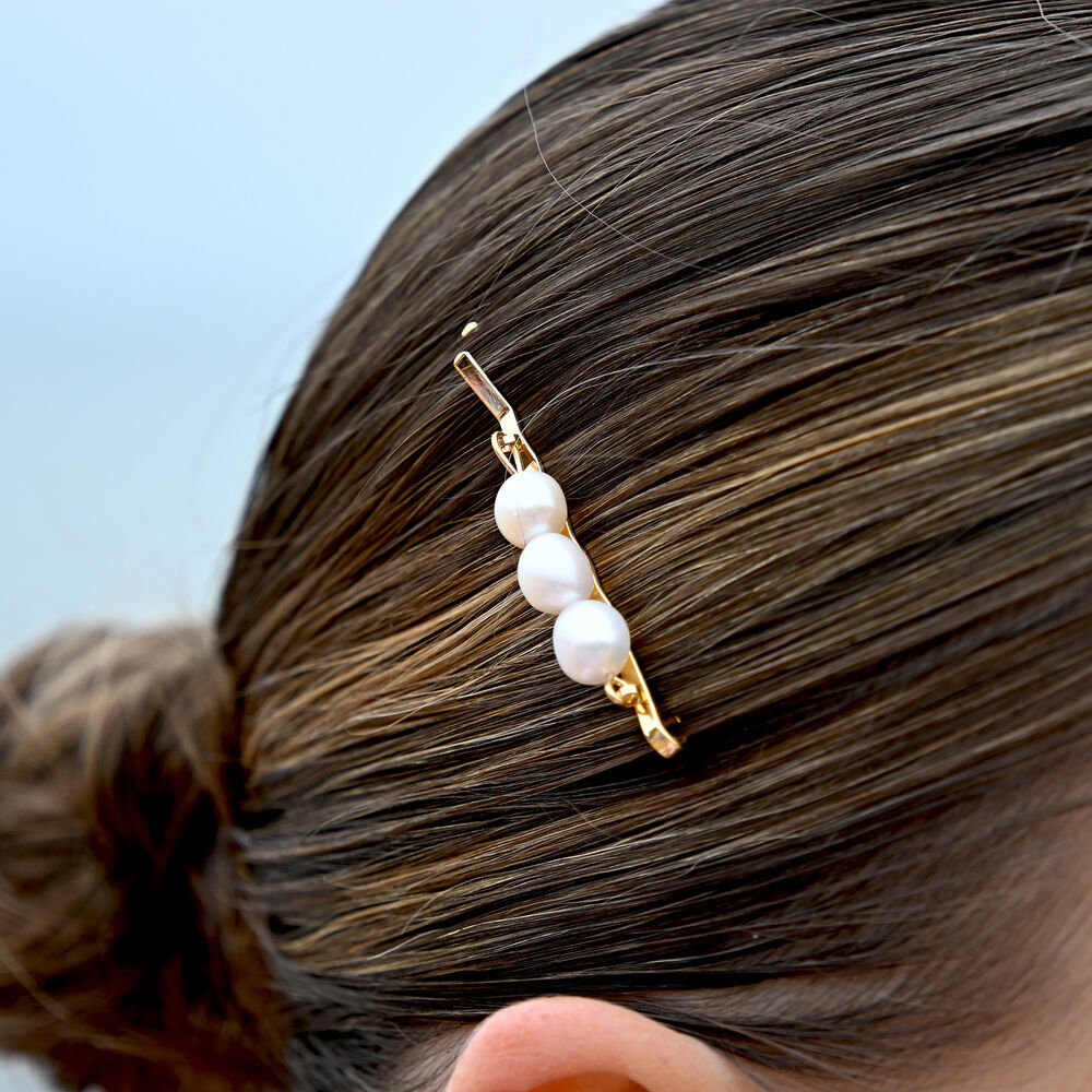 Culturesse Adva Freshwater Pearl Hair Clip
