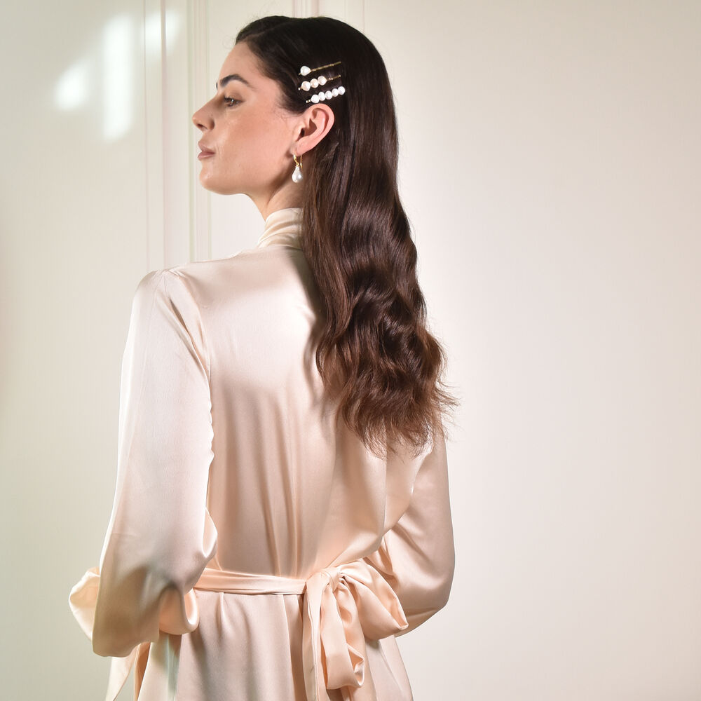 Culturesse Athena Freshwater Pearl Hair Clip Set