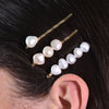 Culturesse Athena Freshwater Pearl Hair Clip Set