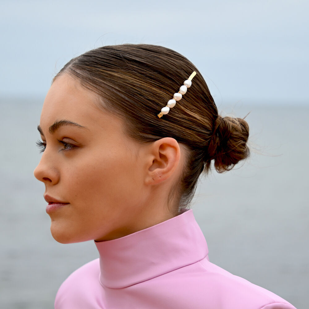 Culturesse Lulu Freshwater Pearl Hair Clip