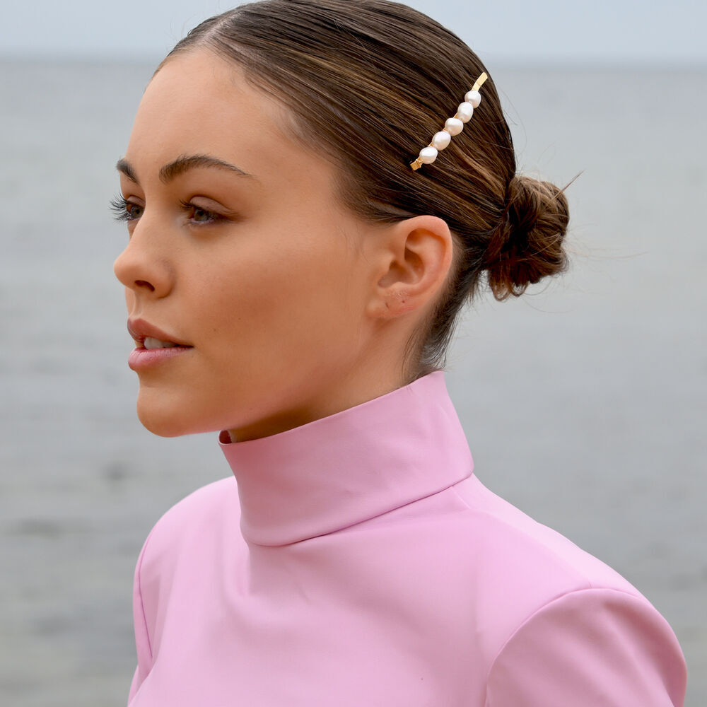 Culturesse Lulu Freshwater Pearl Hair Clip