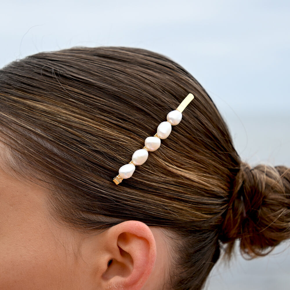 Culturesse Lulu Freshwater Pearl Hair Clip