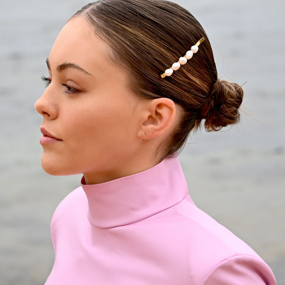 Culturesse Lulu Freshwater Pearl Hair Clip