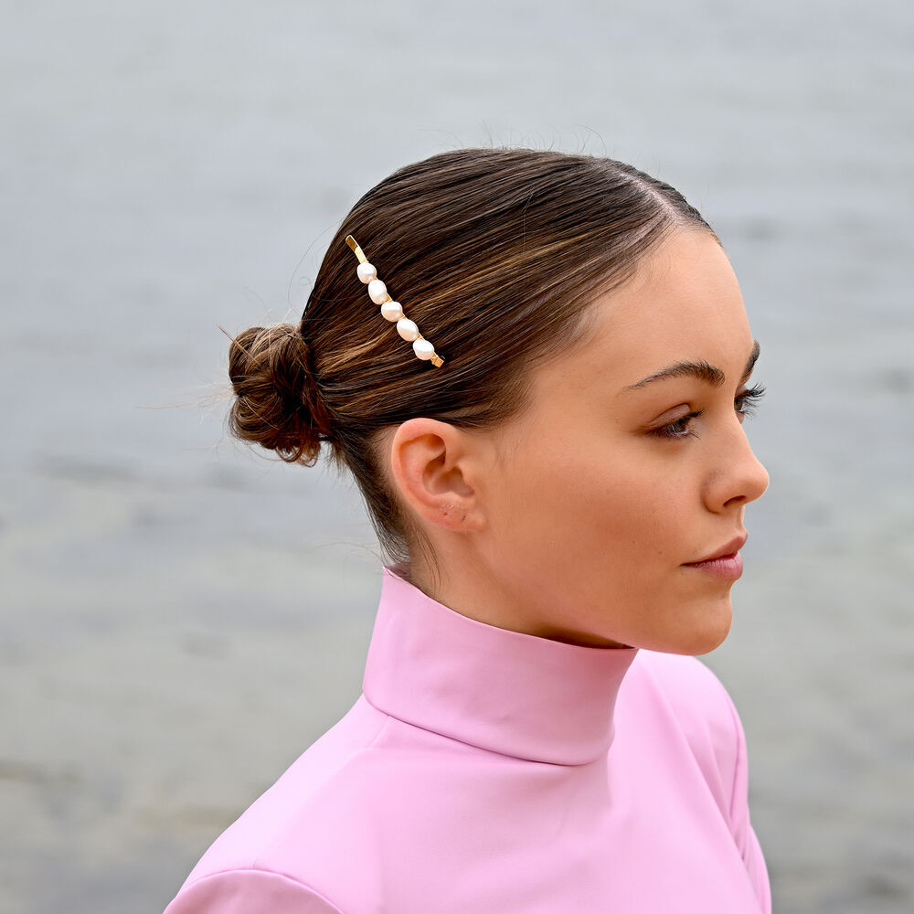 Culturesse Lulu Freshwater Pearl Hair Clip