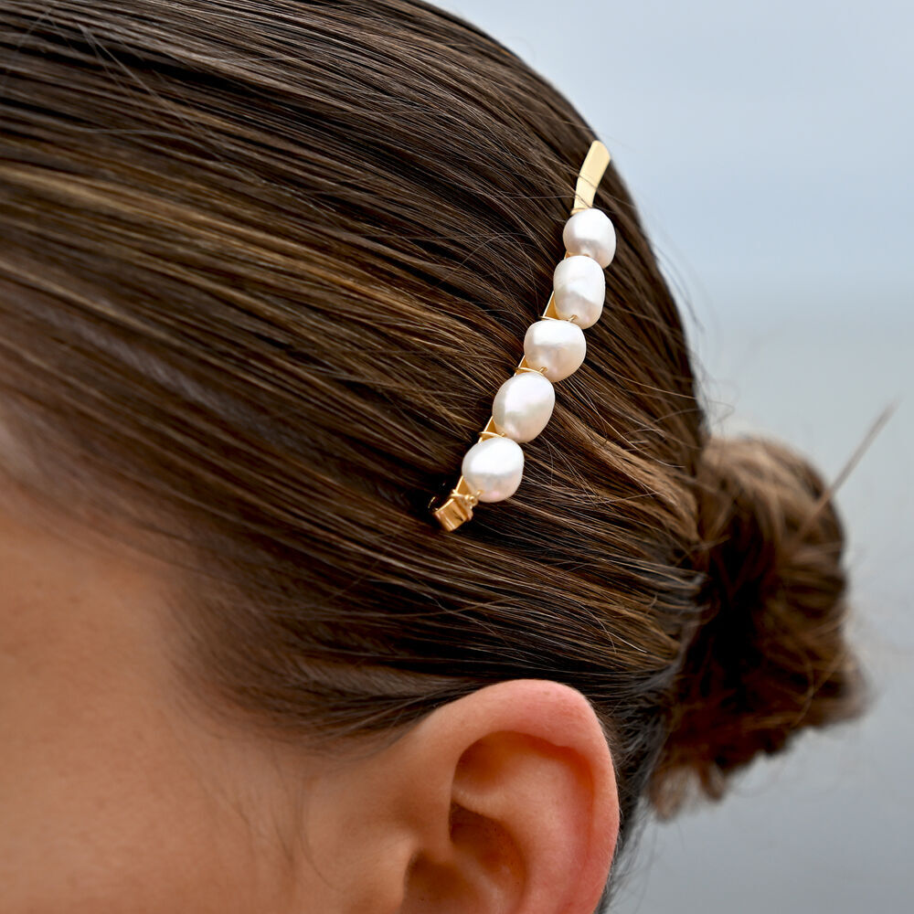 Culturesse Lulu Freshwater Pearl Hair Clip