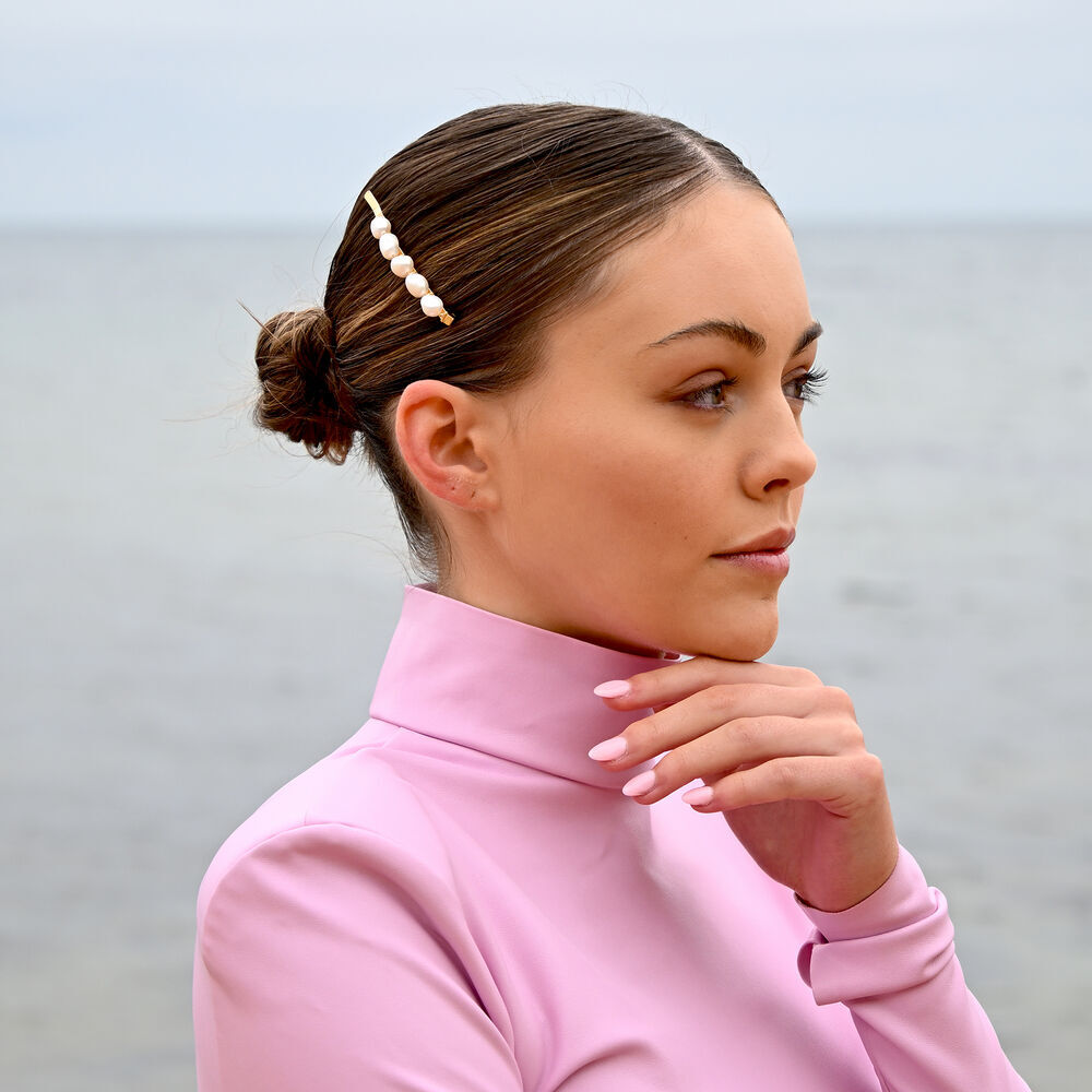 Culturesse Lulu Freshwater Pearl Hair Clip