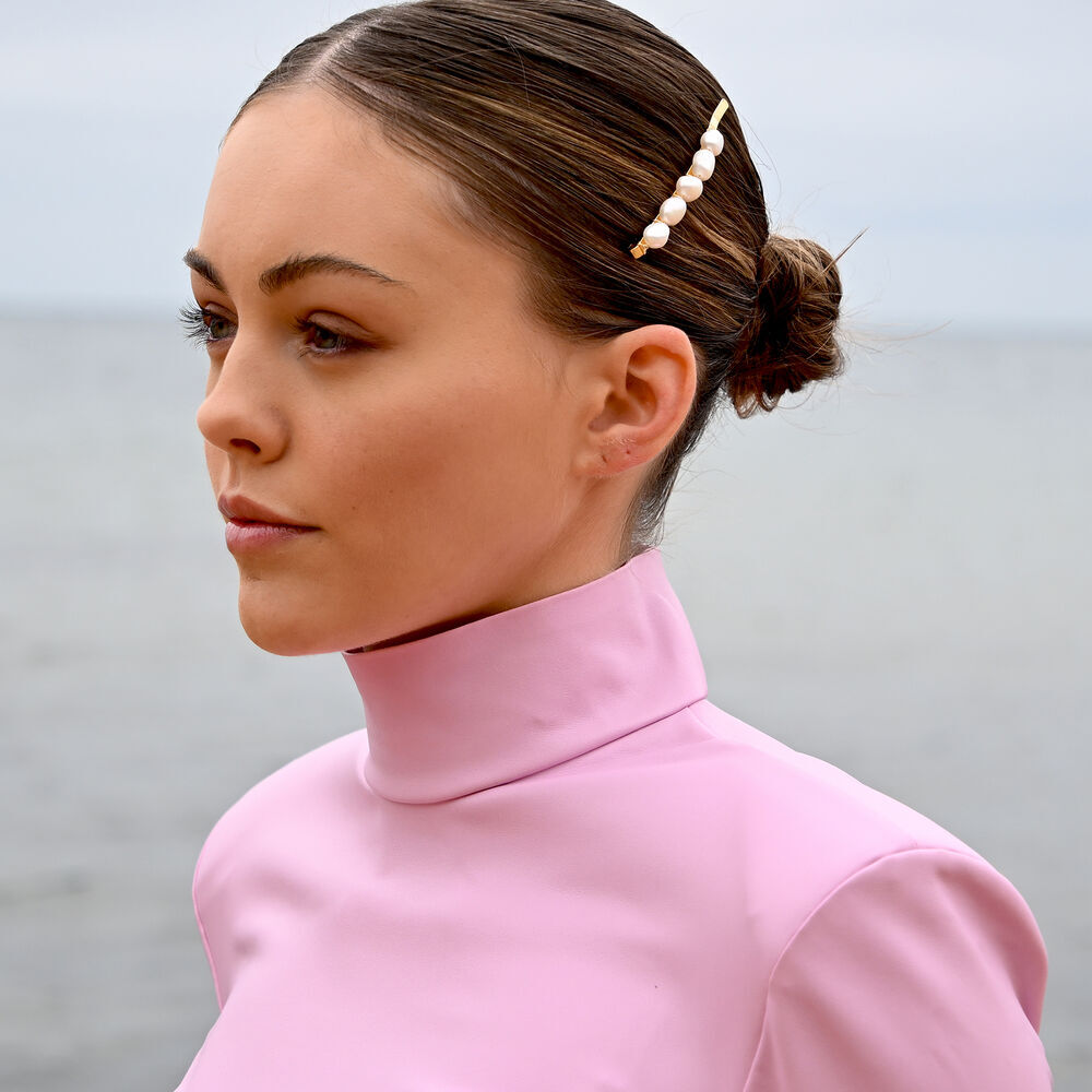 Culturesse Lulu Freshwater Pearl Hair Clip