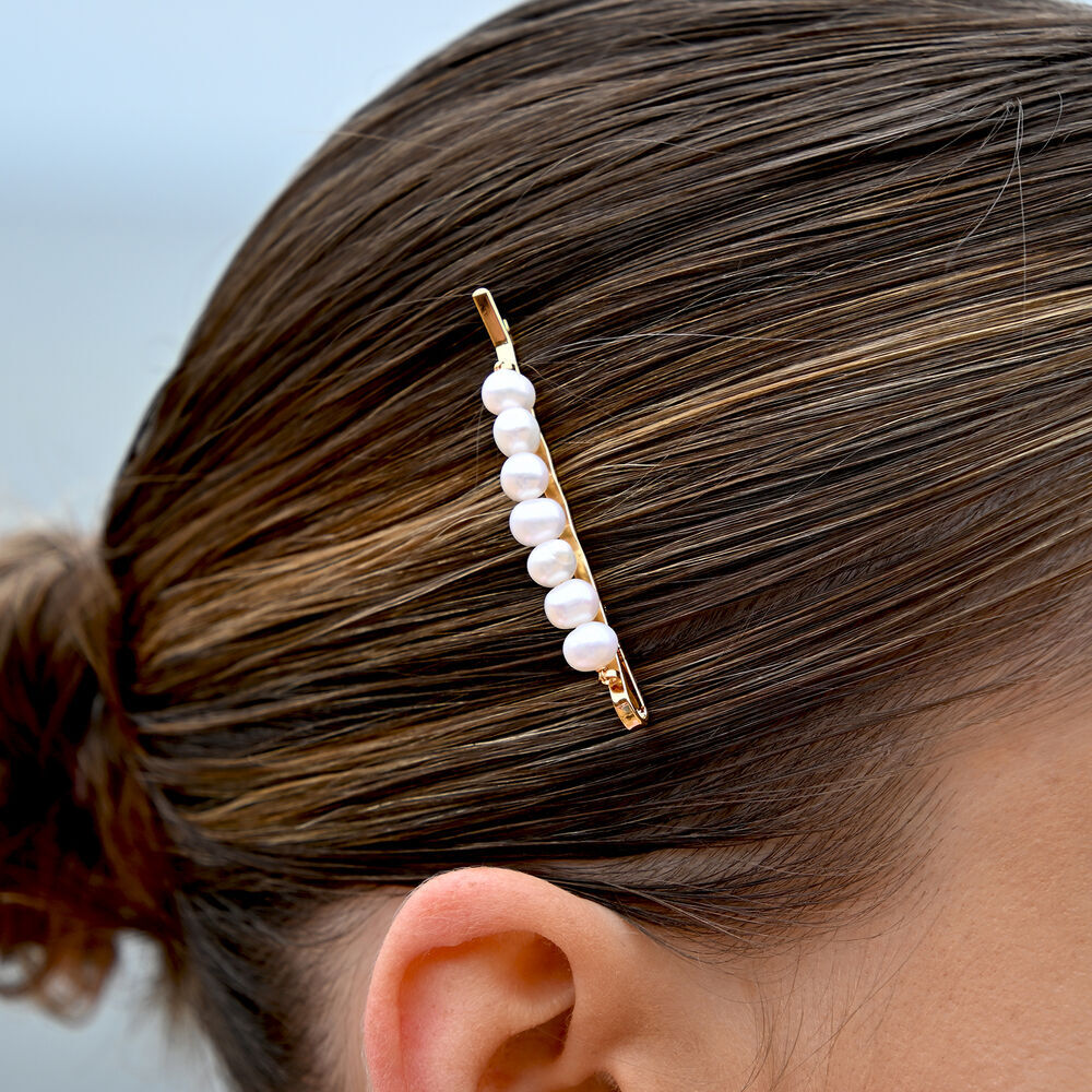 Culturesse Moana Freshwater Pearl Hair Clip