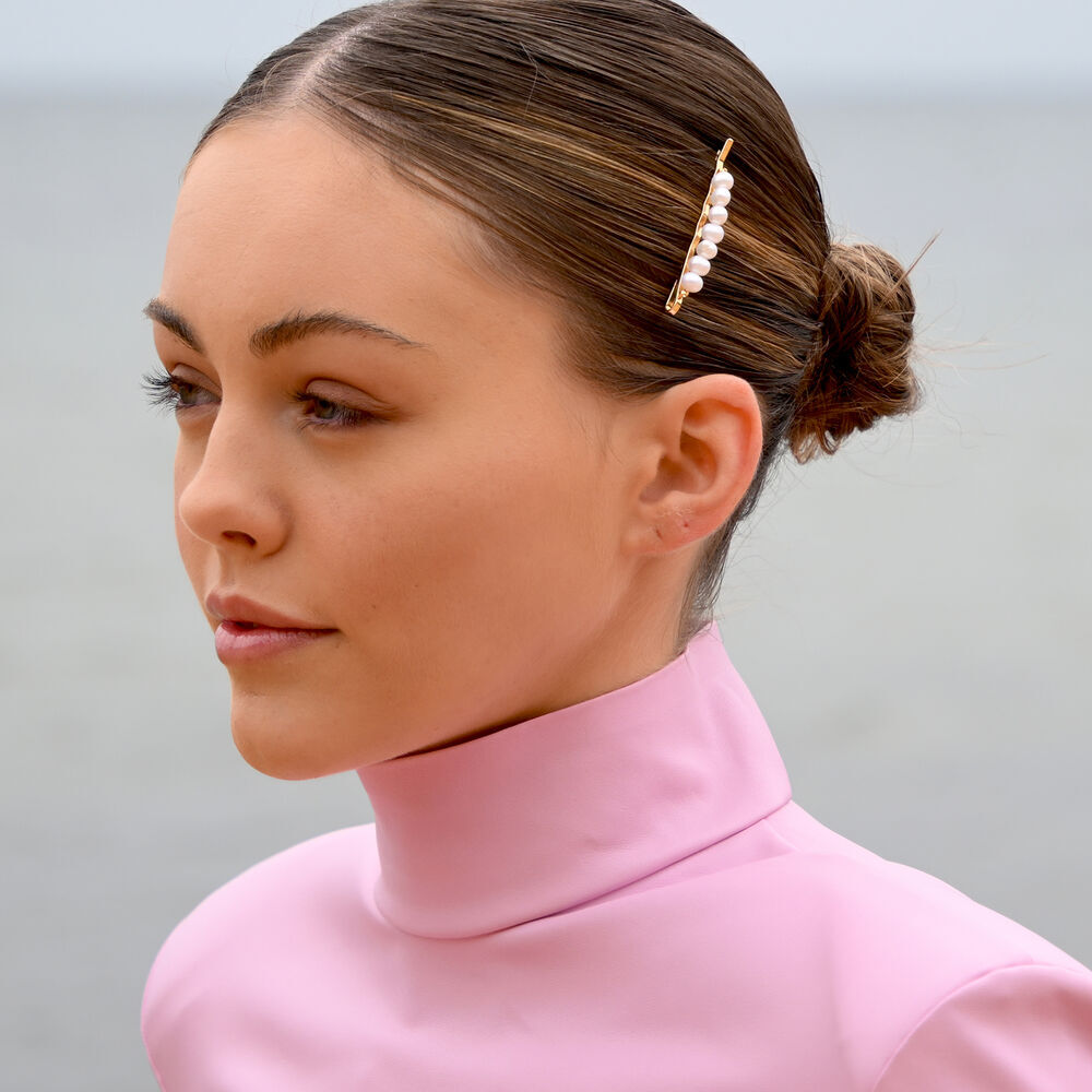 Culturesse Moana Freshwater Pearl Hair Clip