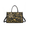 Henney Bear Gold Time Top Handle Bag with Charms